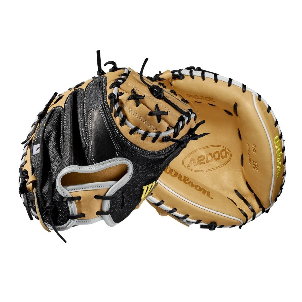 2019 Wilson A2000 M1 SuperSkin 33.5 Inch Catcher's Baseball Mitt: WTA20RB19M1SS