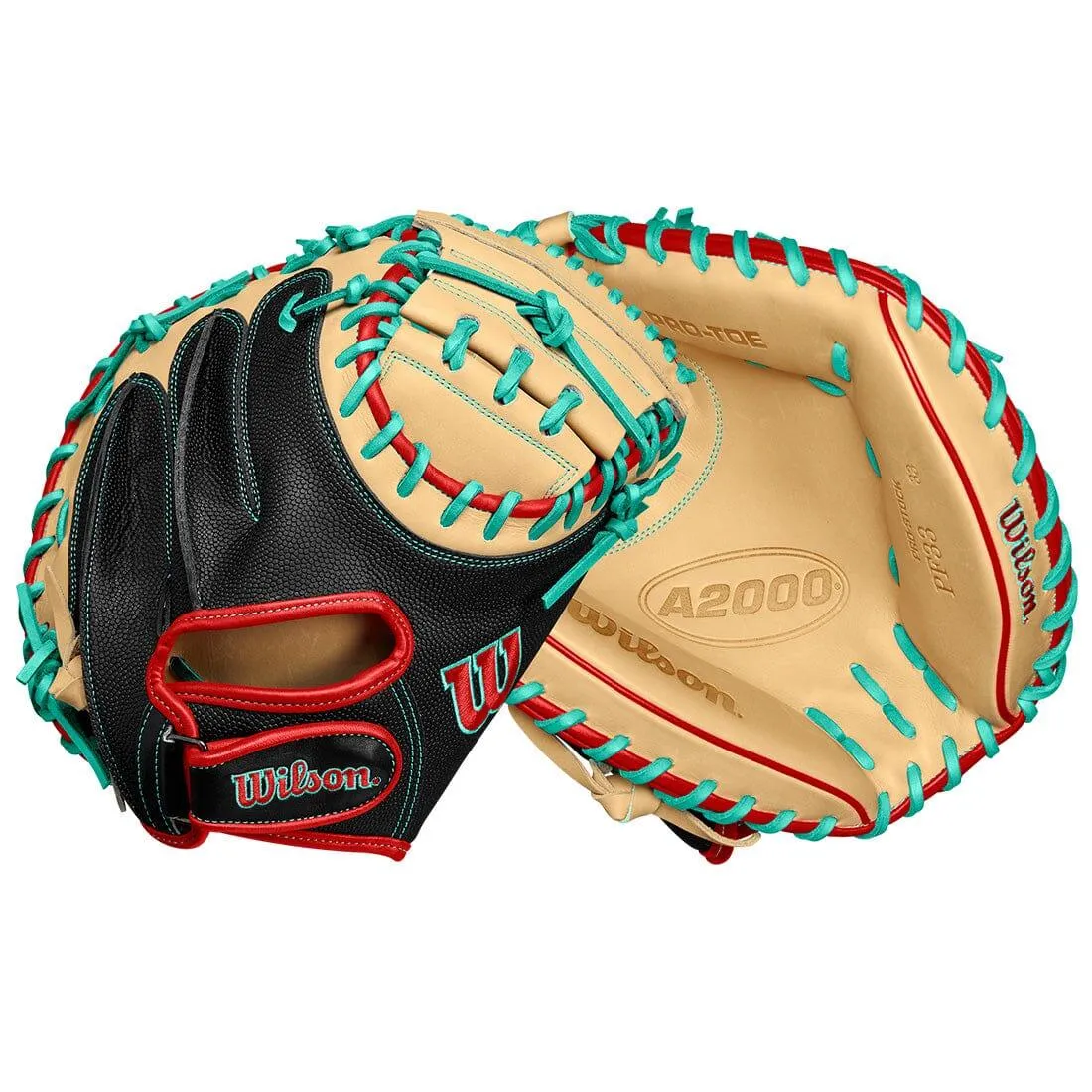 2024 Wilson A2000 PF33SS 33” Baseball Catcher’s Mitt: WBW10270833