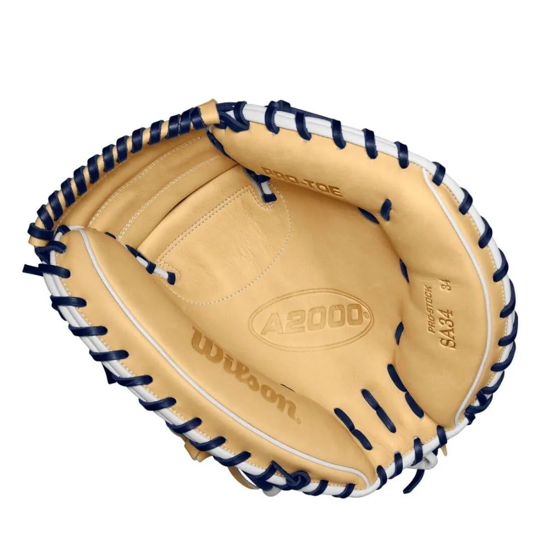 2024 Winter Wilson A2000 SA34SS 34" Baseball Catcher's Mitt: WBW10253134