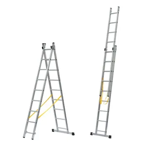 2.9mt 2-Section 2 Way Aluminum Combination Ladder