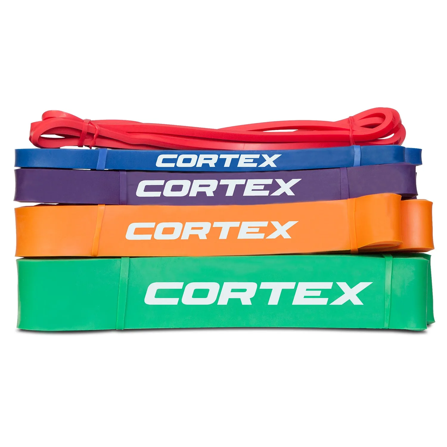 5 Varied Resistance Bands Set with Steel Handles - CORTEX