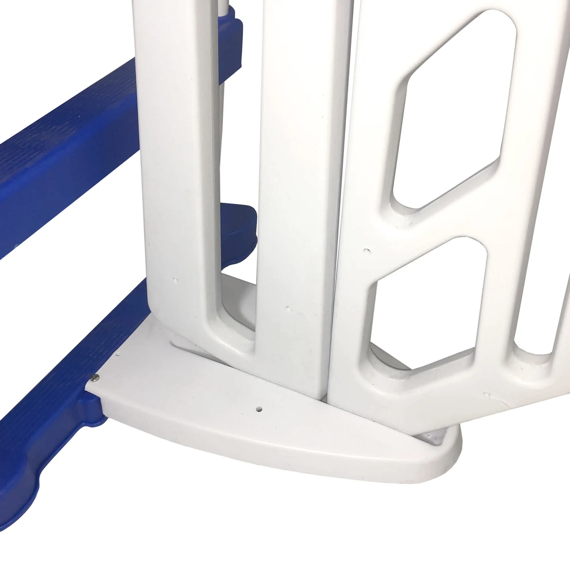 52-in A-Frame Ladder w/ Safety Barrier and Removable Steps for Above Ground Pools