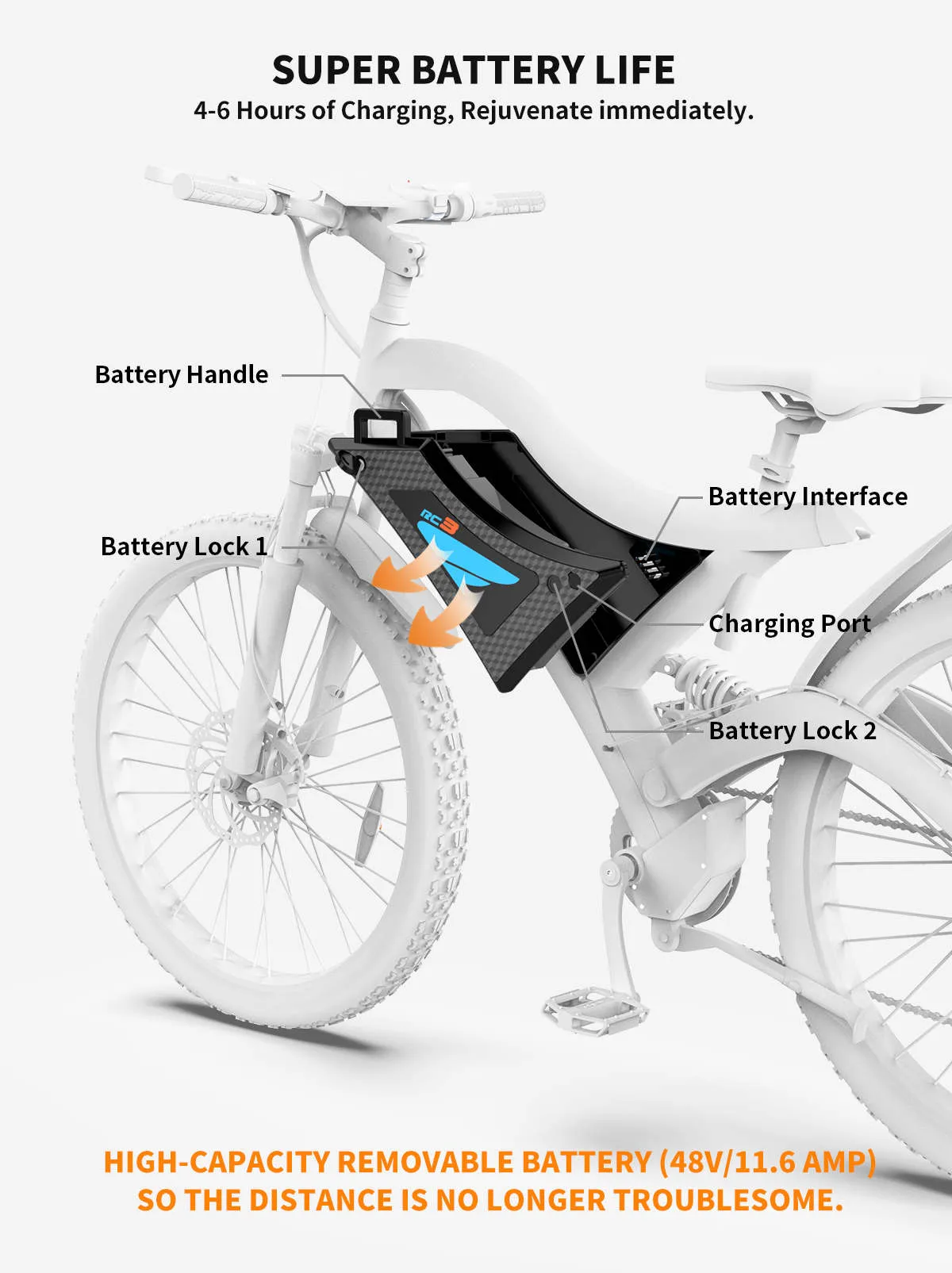 AostirMotor Electric Mountain Bicycle S05