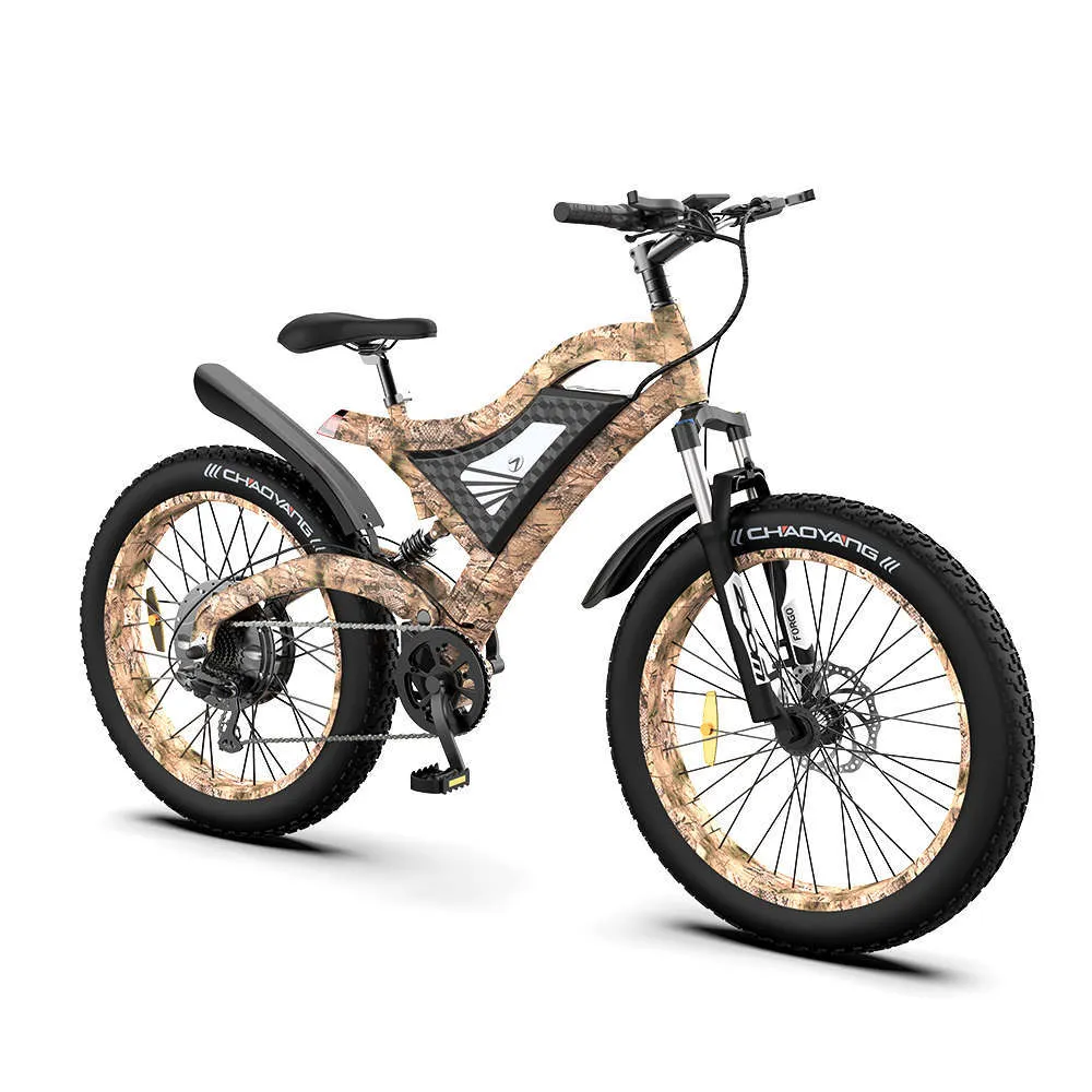 AostirMotor S18 1500W Electric Bike Snakeskin Grain