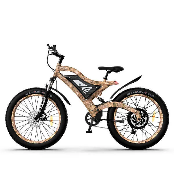 AostirMotor S18 1500W Electric Bike Snakeskin Grain