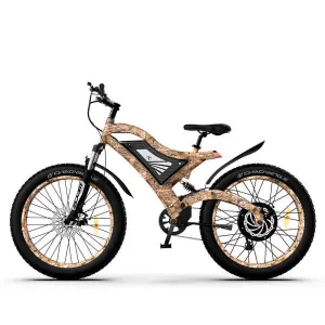 AostirMotor S18 1500W Electric Bike Snakeskin Grain