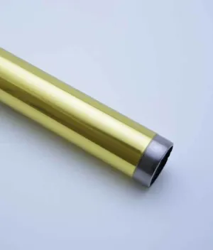 Brass Cased Steel Tube, 2 Metre Length (9mm & 13mm Diameters)