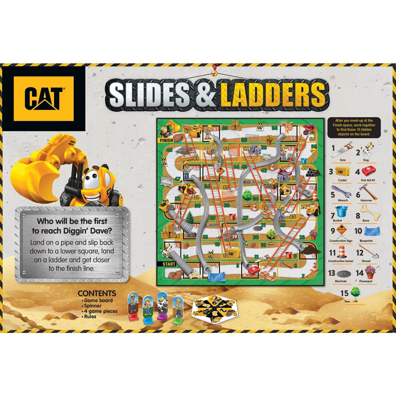 CAT - Slides & Ladders Board Game