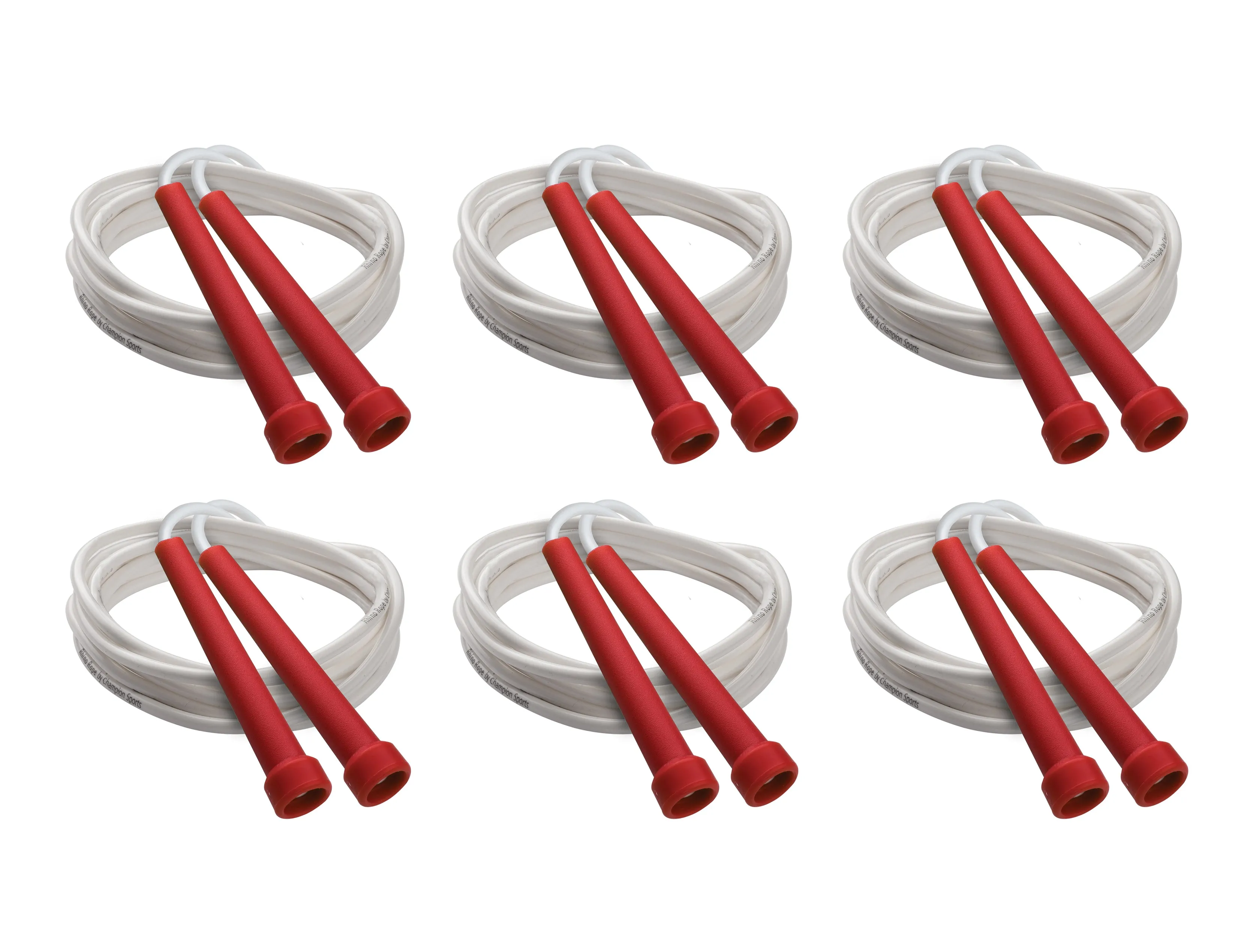 Champion Sports Licorice Rhino Speed Rope Set of 6