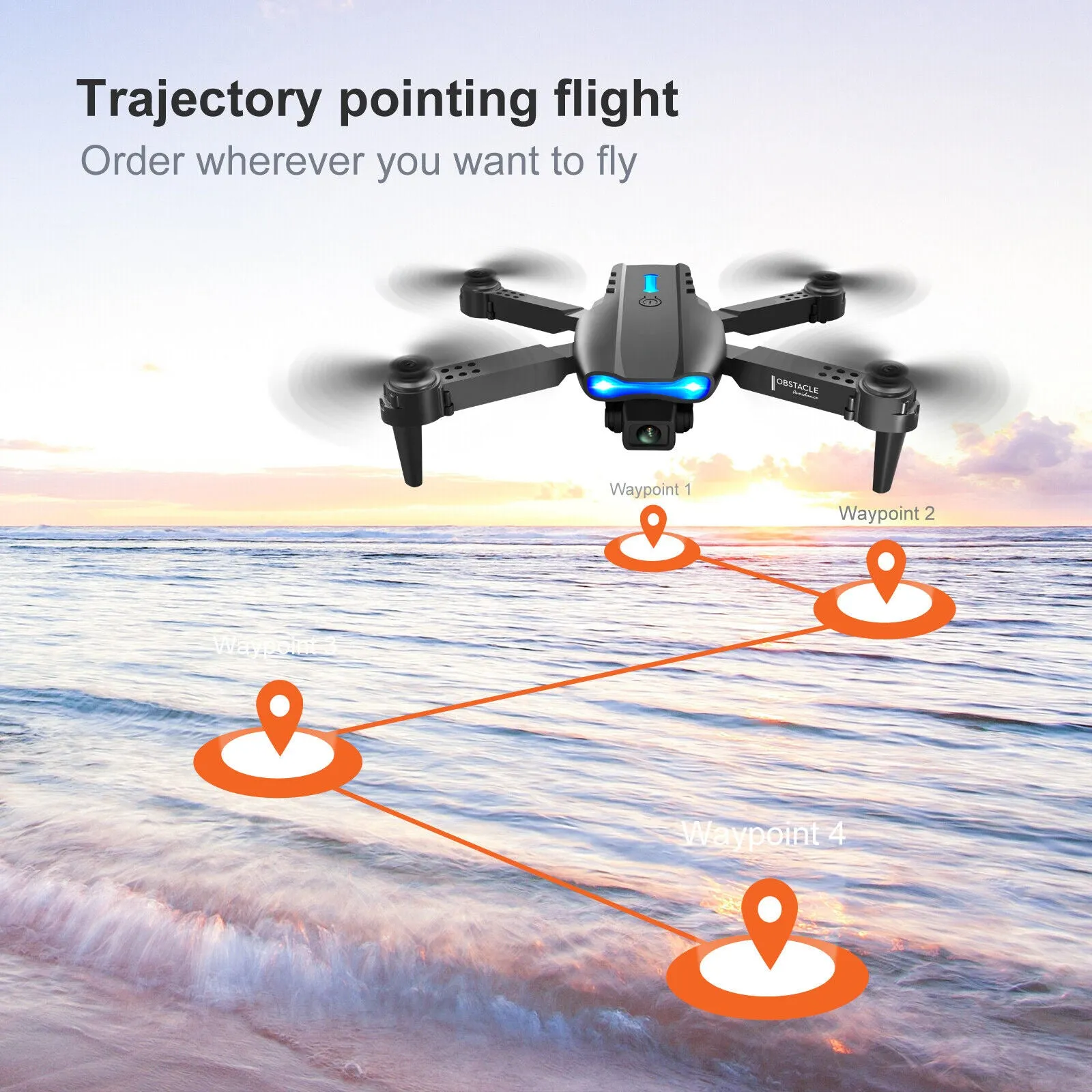 Drones Quadcopter 5G 4K GPS Drone X Pro with HD Dual Camera Wifi FPV Foldable RC