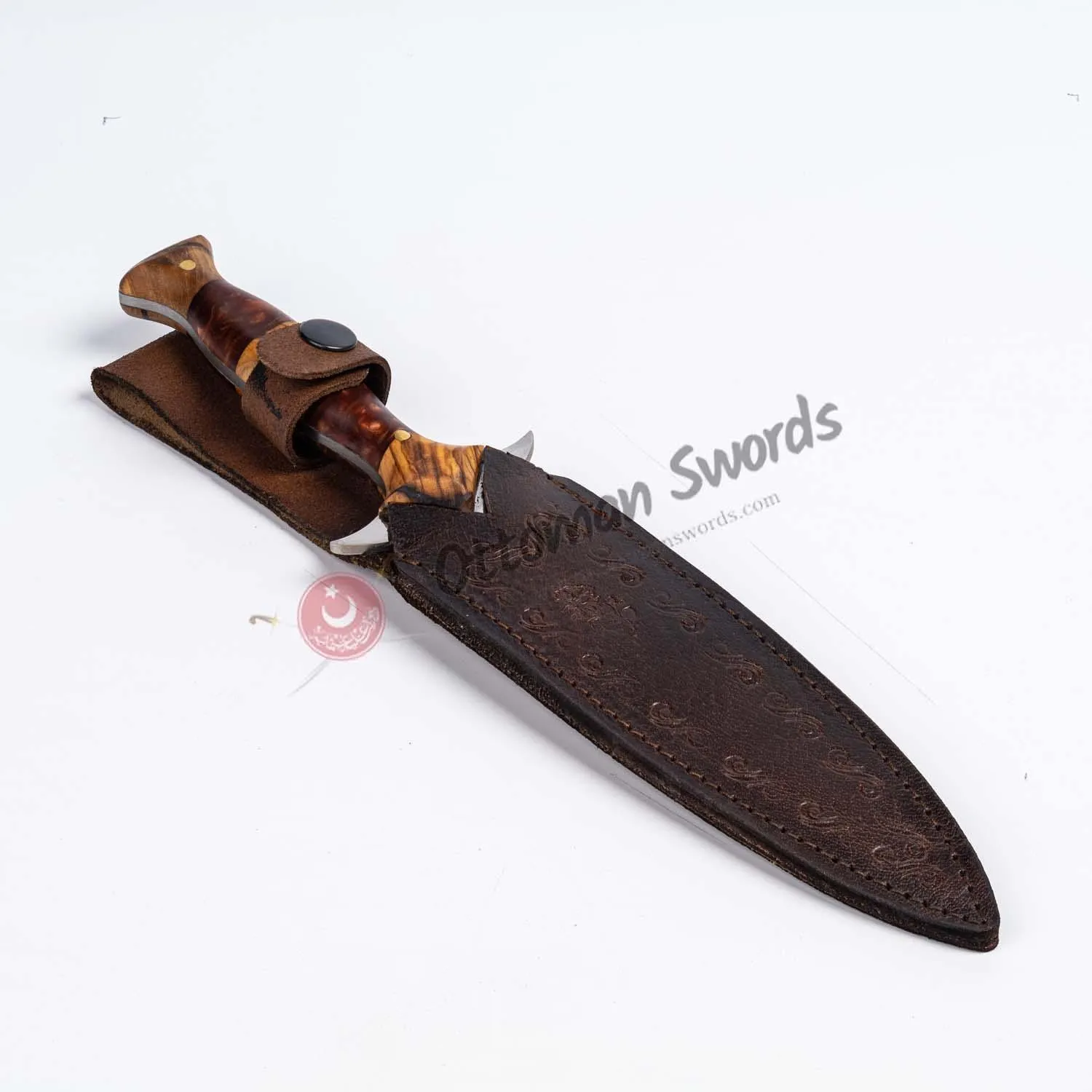 Epoxy Handle Double Edged Custom Dagger