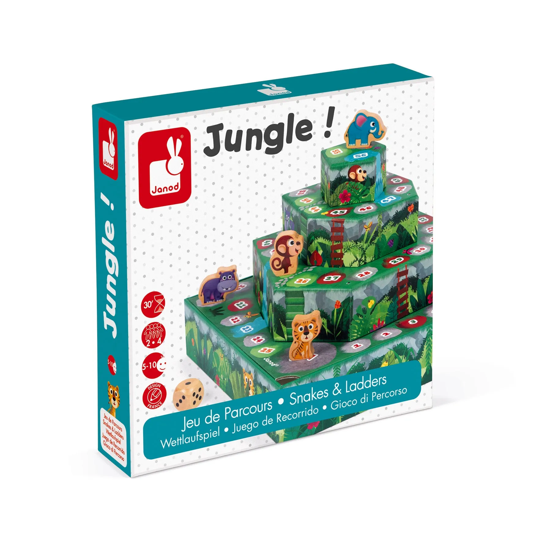 Janod Racing Board Game Jungle