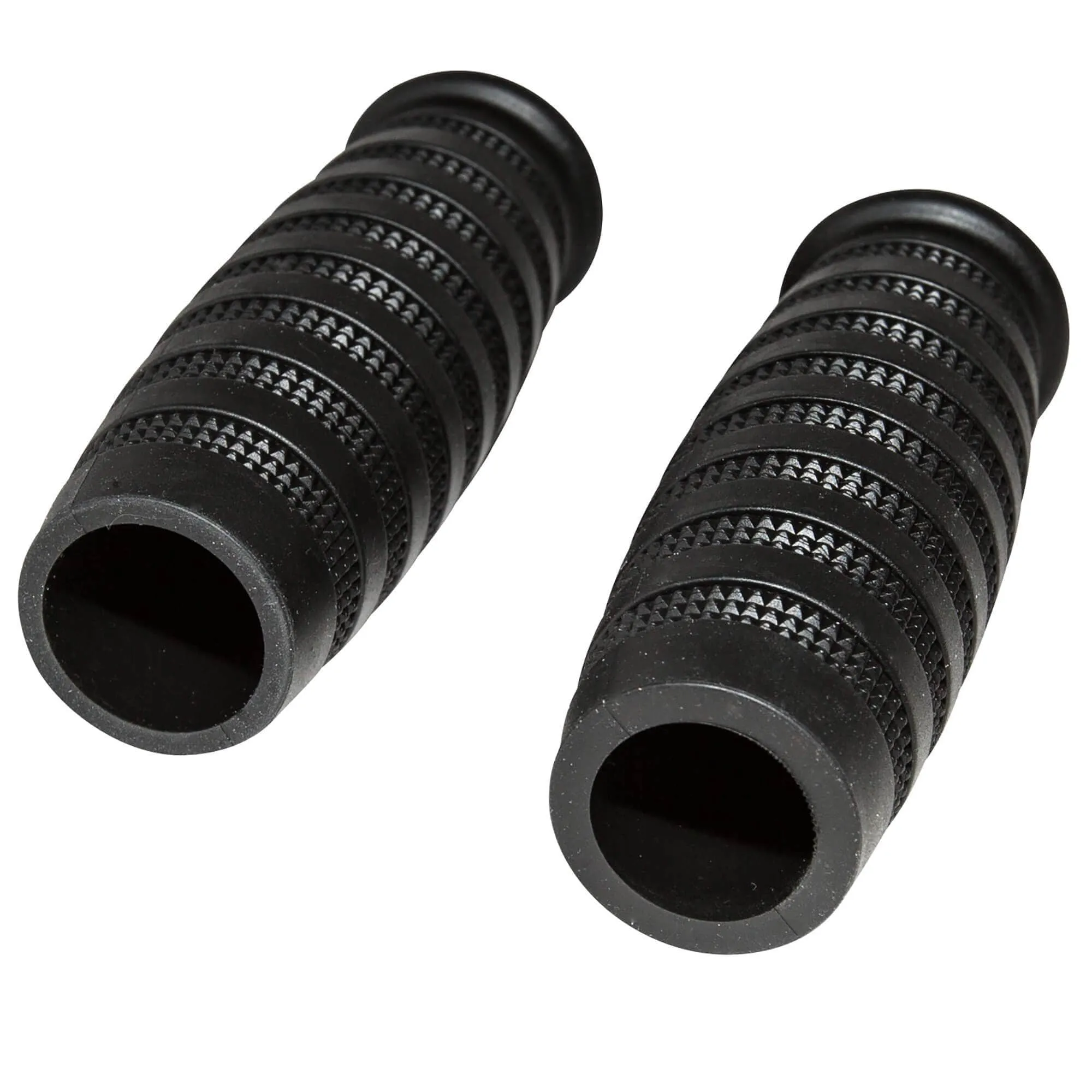 Knurled Grips - Black - 1 inch