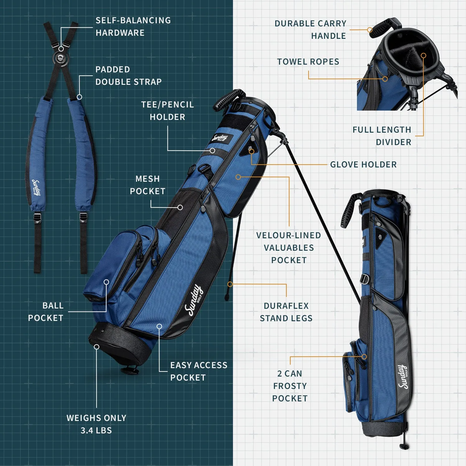 Loma XL | Cobalt Blue Carry Bag