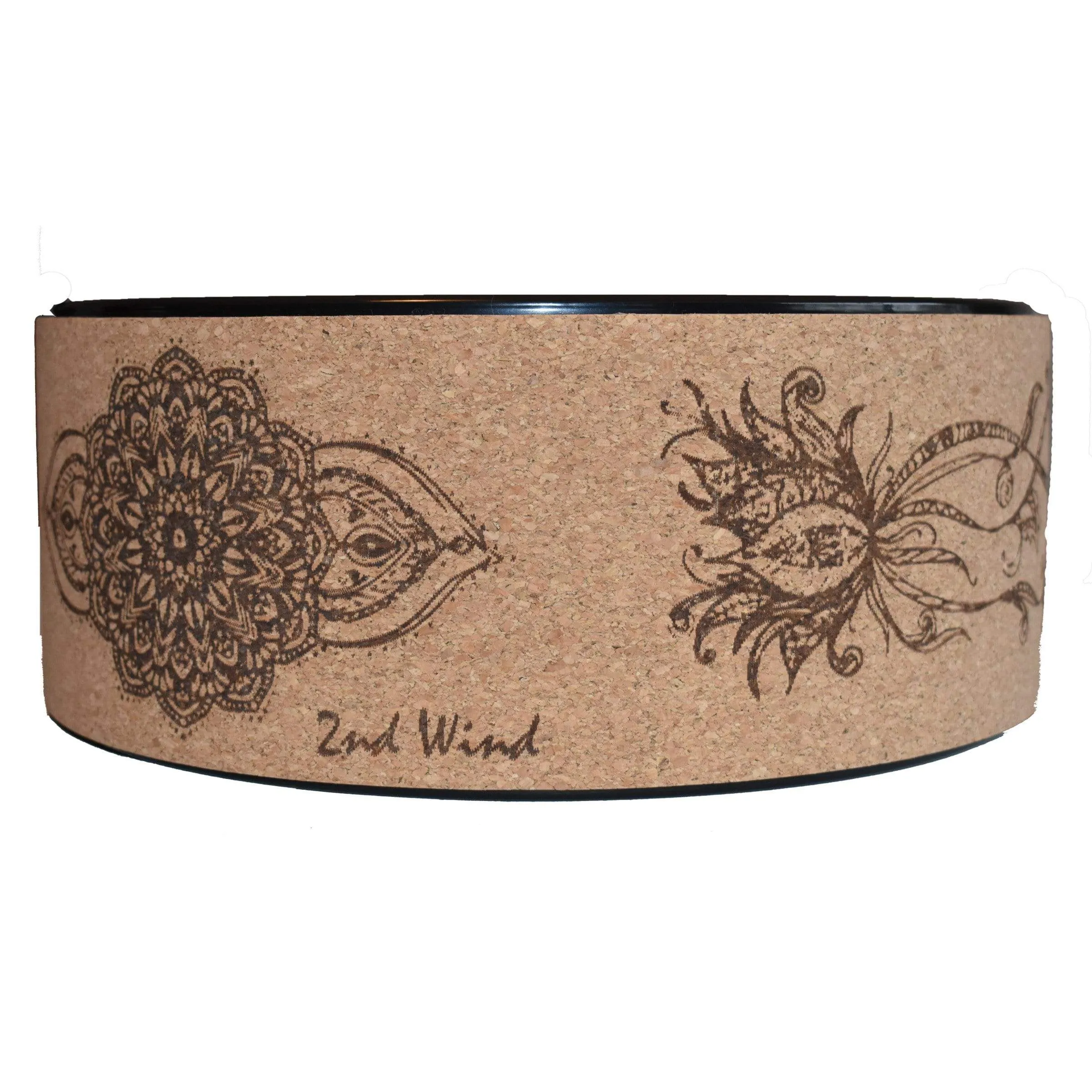 Lotus Flower Cork Yoga Wheel - wholesale