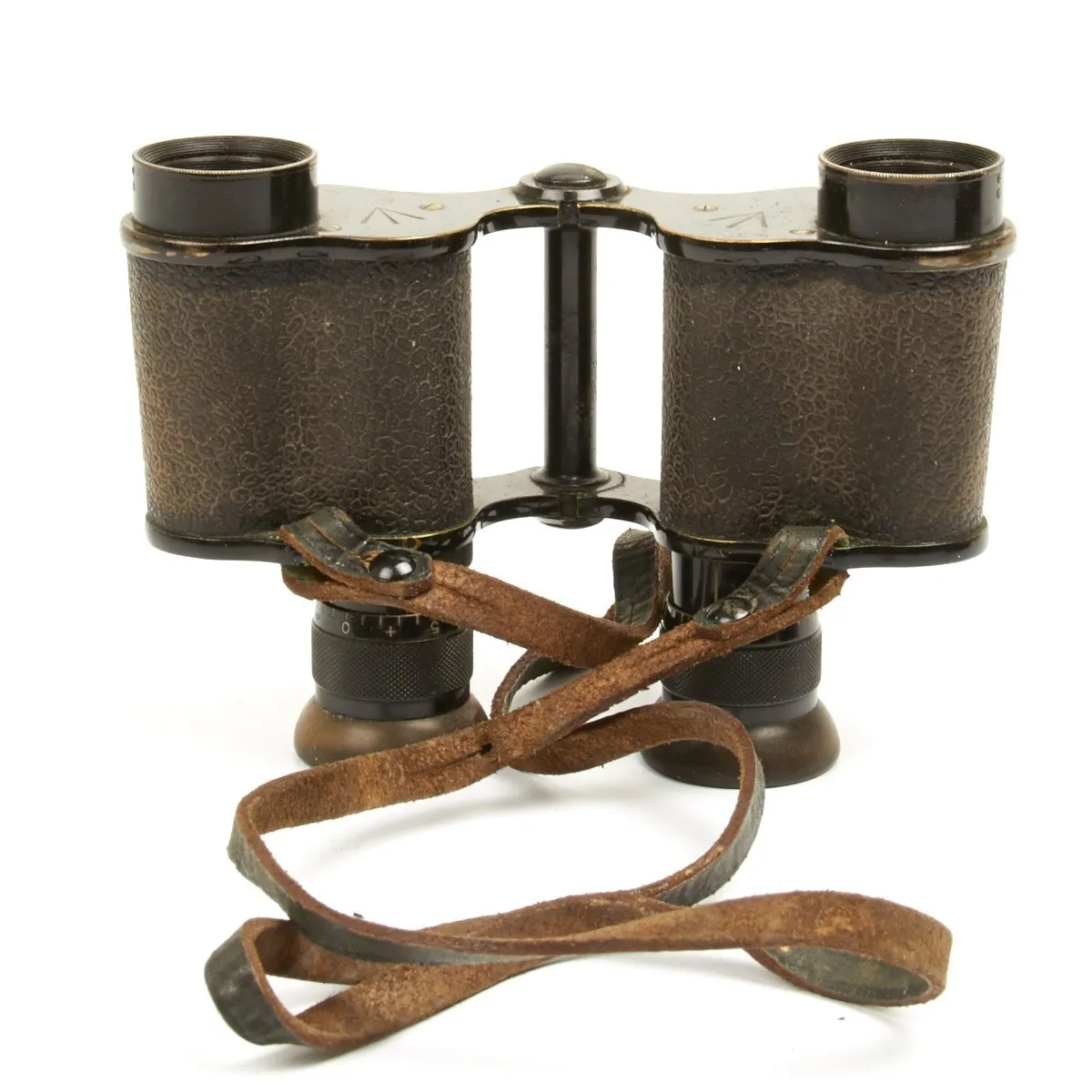 Original British WWI Royal Horse Artillery Officer Binoculars - Dated 1913