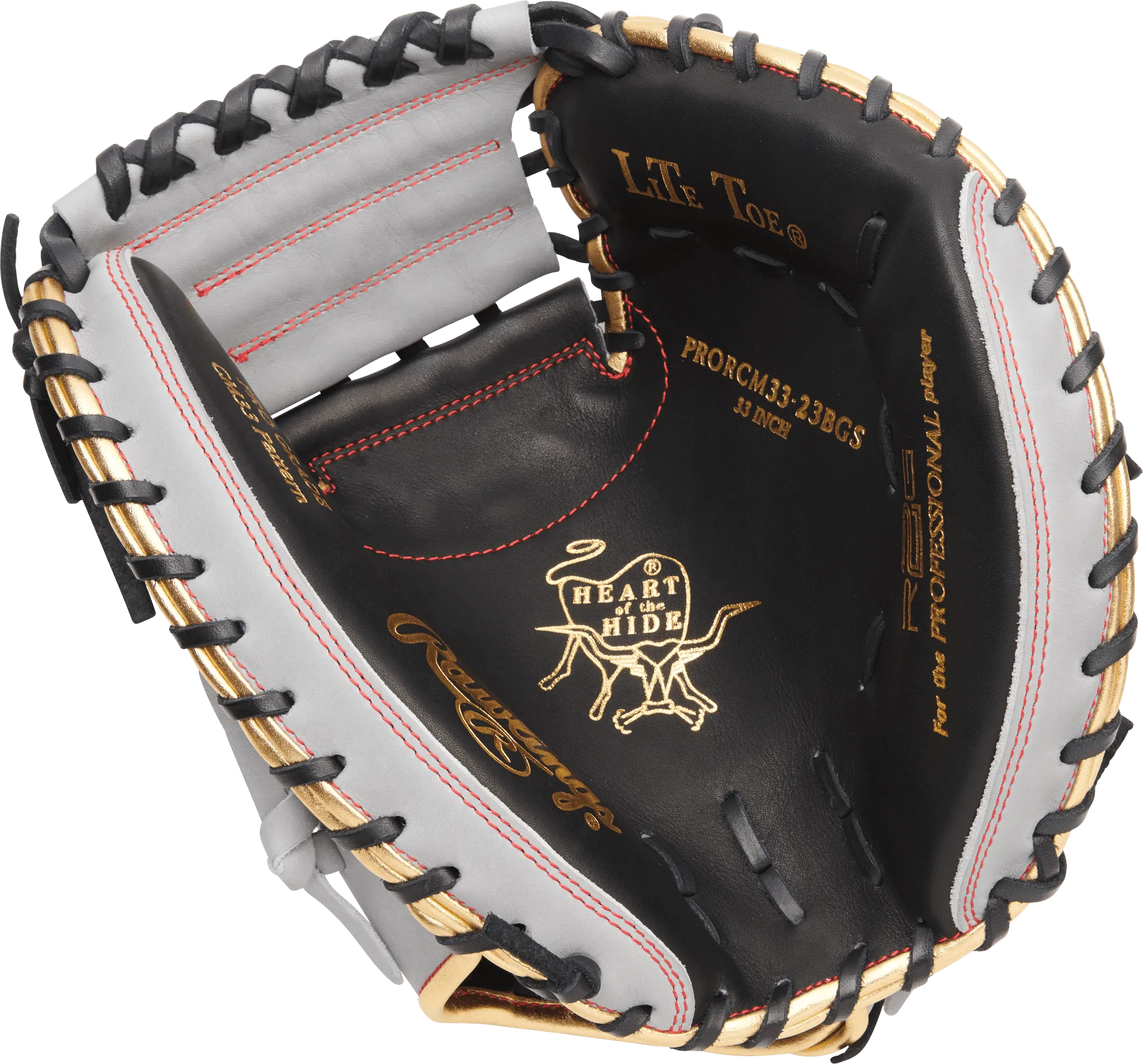 Rawlings Heart of the Hide R2G 33" Baseball Catcher's Mitt: PRORCM33-23BGS