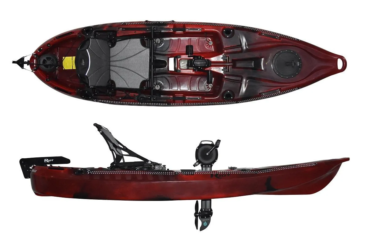 Riot Mako 10 Pedal Drive Angler Fishing Kayak