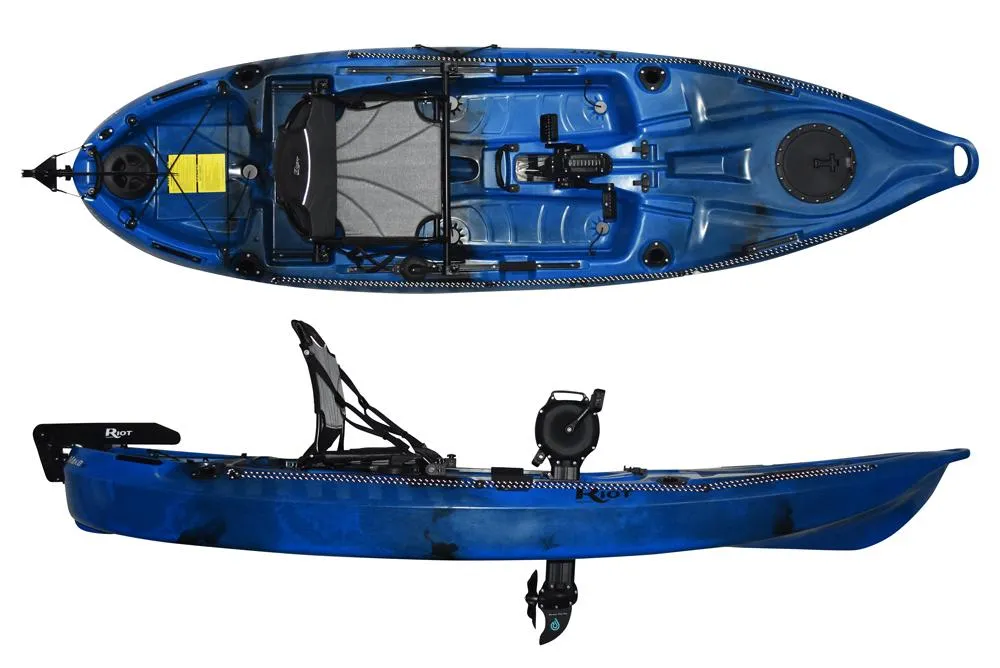 Riot Mako 10 Pedal Drive Angler Fishing Kayak