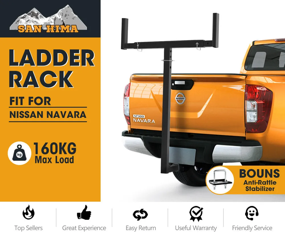 Tow Bar Ladder Rack Roof Rack Canoe/Kayak Carrier for Nissan Navara