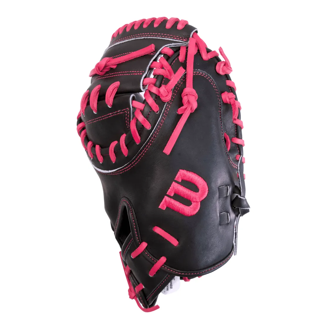 Wilson A2000 CM33 "Black Rose" 33" Baseball Catcher's Mitt: Black and Pink