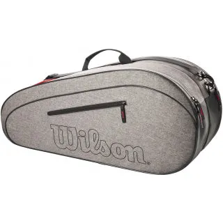 Wilson Team 6 Pack Heather Grey Tennis Bag