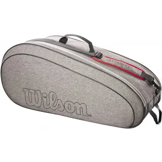 Wilson Team 6 Pack Heather Grey Tennis Bag