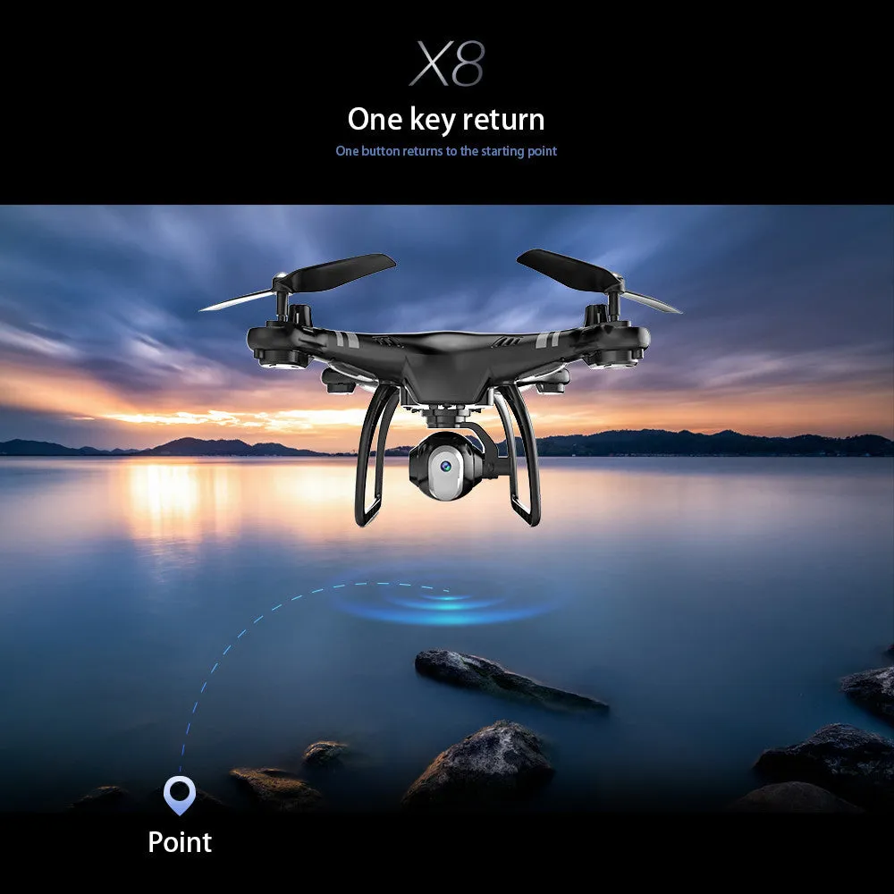 x8 2.4G RC Quadcopter Drone with 720P HD Camera