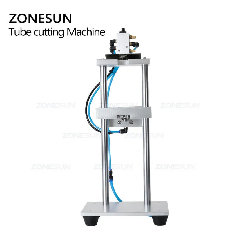 ZS-JG300 Small Portable Semi-automatic Pneumatic Perfume Dip Tube Cutter Cutting Machine