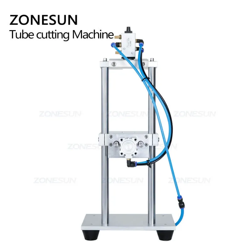 ZS-JG300 Small Portable Semi-automatic Pneumatic Perfume Dip Tube Cutter Cutting Machine