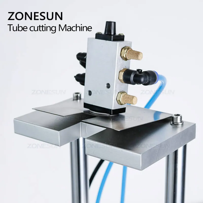 ZS-JG300 Small Portable Semi-automatic Pneumatic Perfume Dip Tube Cutter Cutting Machine